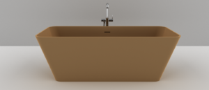 Cadă de baie QUADRIA 1600/650/500 mm (cu prea plin)