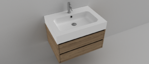 Lavoar compozit, Model Nova Scatolato pe mobilier, Cuva centrală