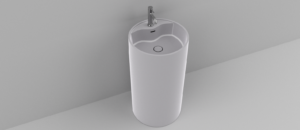 Lavoar compozit, Model Freestanding Rotondo