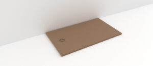 Cădiță de duș din compozit, Model Allegria, cu sifon inclus