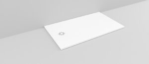 Cădiță de duș din compozit, Model Allegria, cu sifon inclus