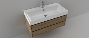 Lavoar compozit, Model Home, Pe mobilier, Cuva centrală
