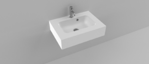 LAVOAR COMPOZIT, Model Cube, Suspendat, CUVĂ CENTRALA 605x434x120