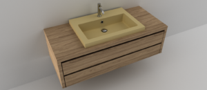 Lavoar compozit, Model Nexo, Incastrat, Cuva centrală