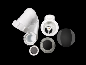 Kit pentru evacuare apa cada de baie cu sistem click-clack-COLORAT  ITALIA